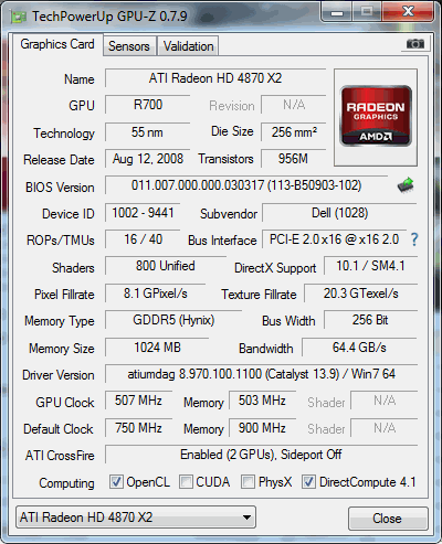 Bán Card Màn Hình AMD ATI RADEON HD 4870x2 - 2