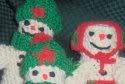 Crocheted Snowman Family-for any family