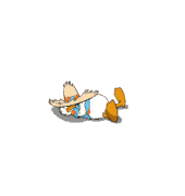 Duck.gif Donald Duck with Hat on face, sleeping, snoring hat flies picture by gurudevsk