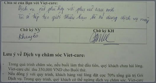 khach hang Viet-care