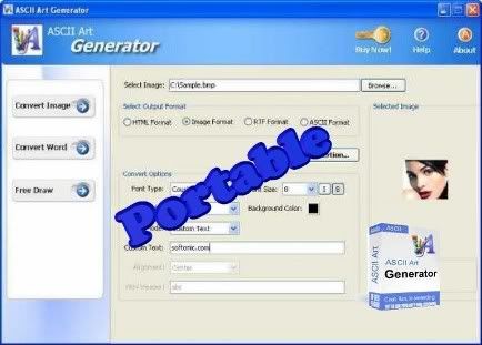 ASCII Art Generator 3.2.2 (Portable)