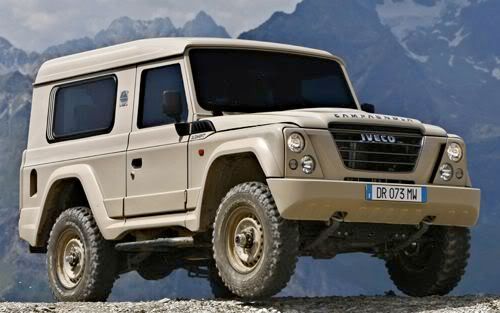 It's an Iveco Massif that has been restyled by Giugiaro the famous Italian