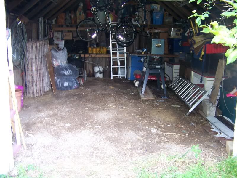 Turning a garden shed into a duck house (I did it I cut it up