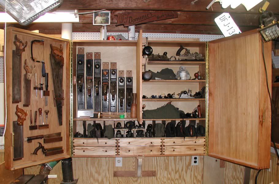 Woodworking Tool Storage Cabinet