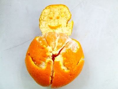  Arts on fruits : Peeled  Orange Arts -man 