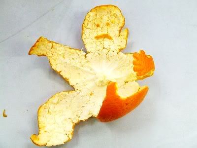  Arts on fruits : Peeled  Orange Arts -man 