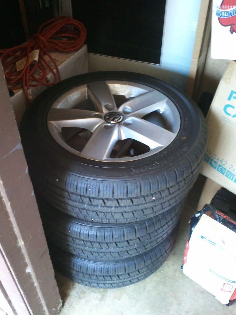 16" Mambo wheels from 2012 TDI includes tires(500 miles total) VW