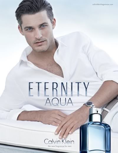 Top model Ben Hill lands the new Calvin Klein Eternity Aqua Fragrance 