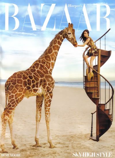 demi moore harpers bazaar