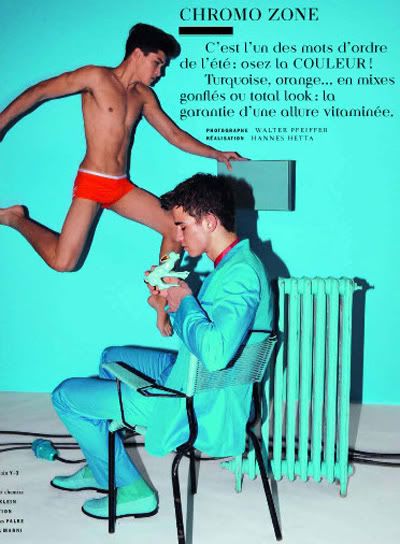 francisco lachowski for VOGUE HOMMES