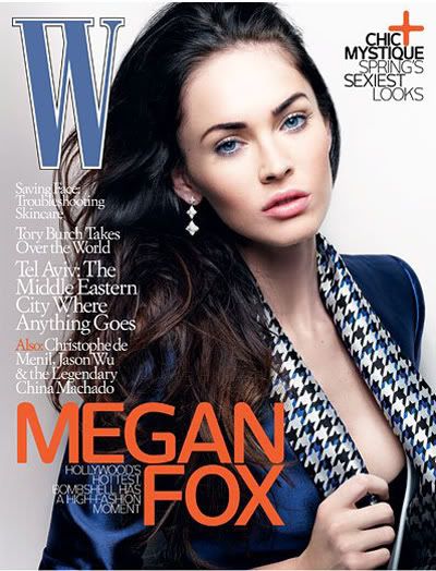 Cover Star: Megan Fox Photographer: Craig McDean. Website: www.wmagazine.com