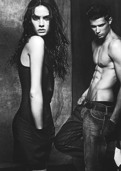 Ad Campaign Armani Jeans Season F W 09 Models Danny Schwarz VNY model 
