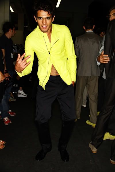 Giorgio Armani Menswear Backstage