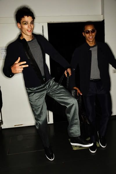 Giorgio Armani Menswear Backstage