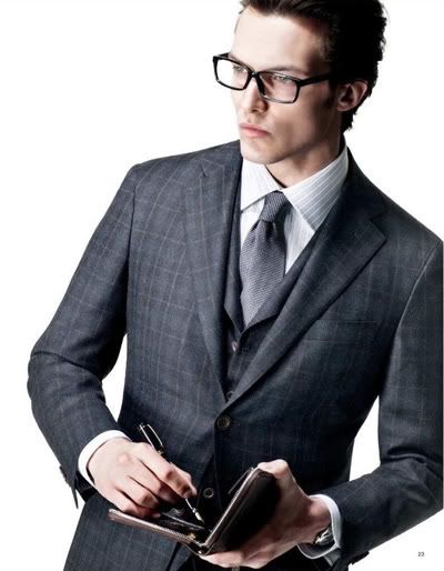 Michael Gandolfi for Canali Lookbook