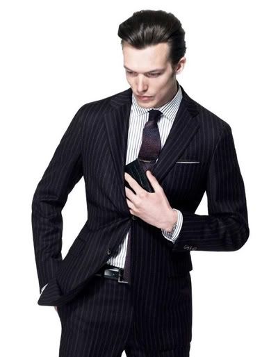 Michael Gandolfi for Canali Lookbook