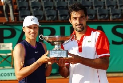 Nenad Zimonic Win French Open Mixed Doubles Title