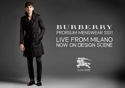 burberry live on design scene