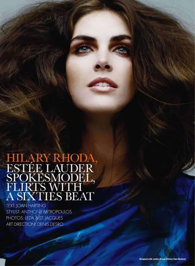 Hilary Rhoda by Leda & St. Jacques for Elle Canada