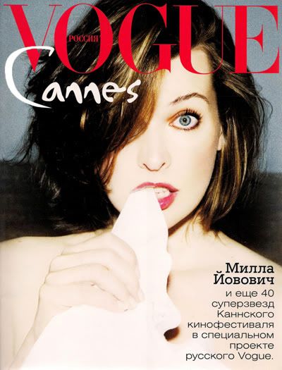 milla jovovich vogue russia