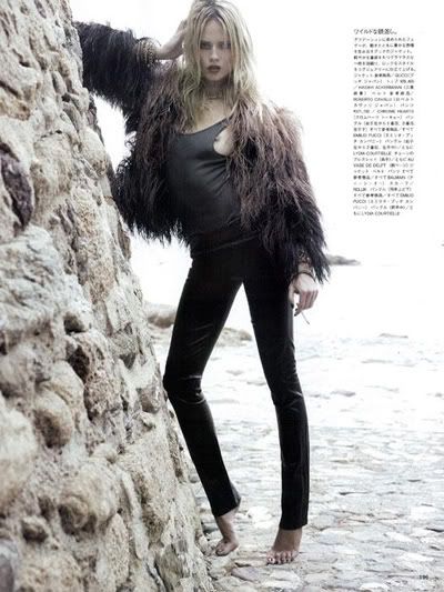 Natasha Poly for Vogue Nippon by Karl Lagerfeld