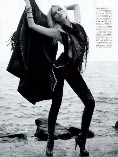 Natasha Poly for Vogue Nippon by Karl Lagerfeld