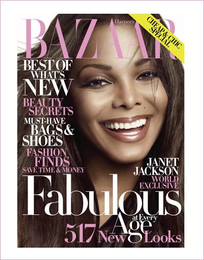 All On The Cover: Janet Jackson Covers Harper's Bazaar
