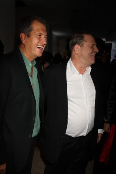 Mario Testino and Harvey Weinsteinat