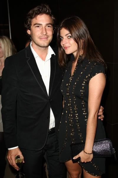 Robert Konjic and Julia Restoin Roitfeld
