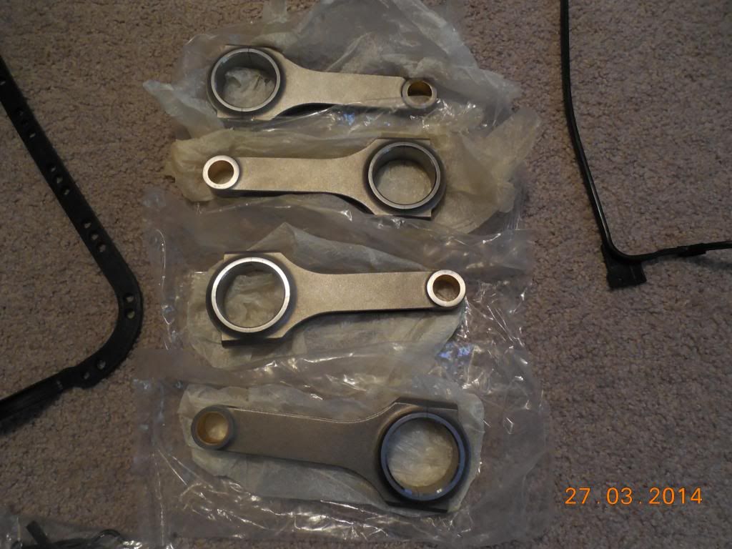 CXRacing 5.138" H-Beam Connecting Rods Conrod for Toyota 5E H-Beam Corolla Paseo
