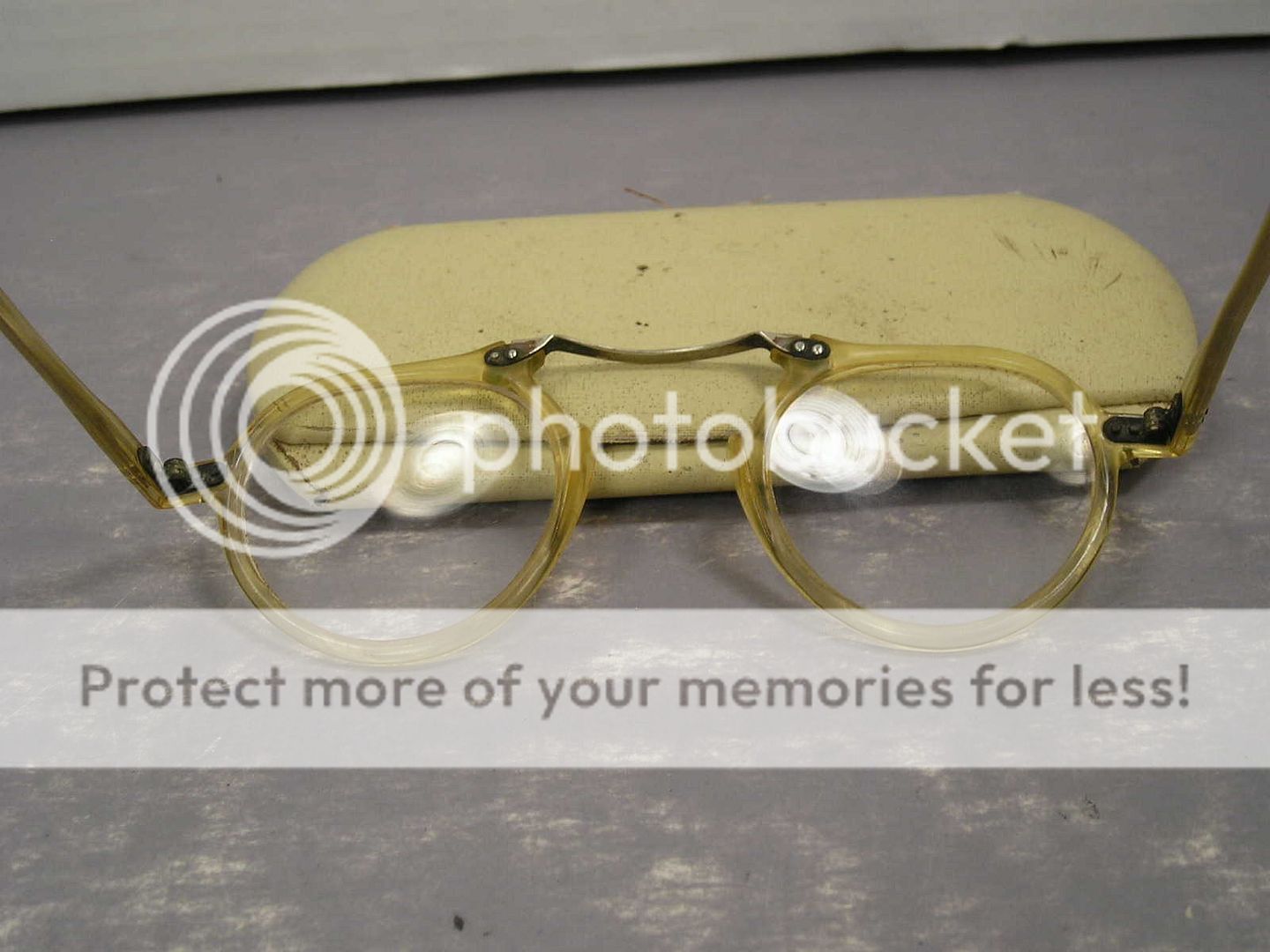 Vintage Safety Glasses Magnifying Reading Goggles Steam Punk Old 