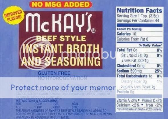 McKays Seasoning No MSG Added Beef Chicken 4   6oz Jars  