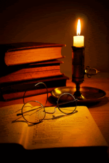 bookandcandleor1.gif Candle image by 206Rickster