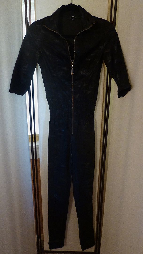 elisabetta franchi black jumpsuit