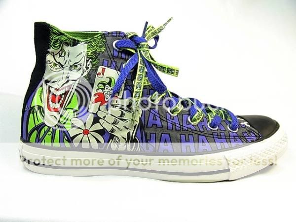 CONVERSE ALL STAR DC COMICS JOKER Batman US 7.5/Fr 41  