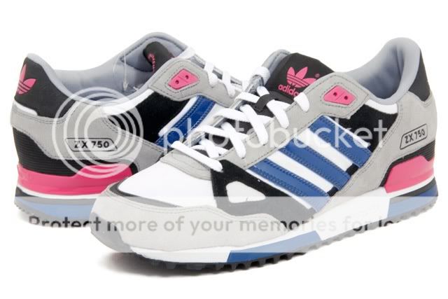 ADIDAS ORIGINALS ZX 750 WHITE/GREY TRAINERS sz UK 11/US 11.5 zx750 800 