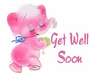 Pink Elephant Get Well Soon gif by niekje_2007 | Photobucket